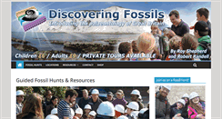 Desktop Screenshot of discoveringfossils.co.uk